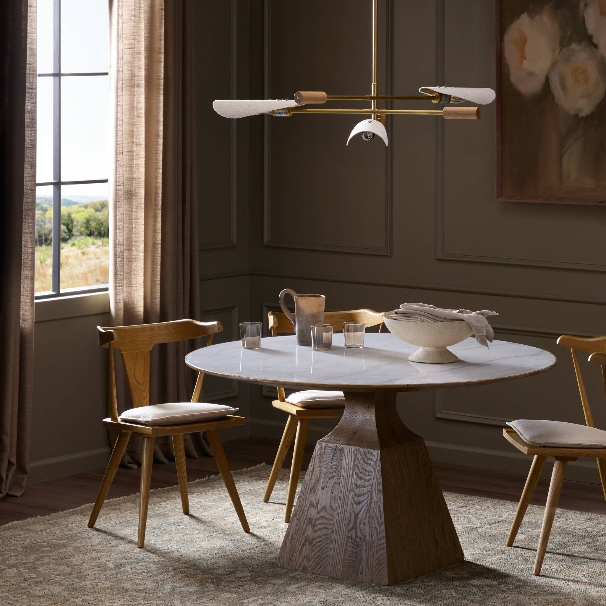 Sargon Dining Table FURNITURE - dining table Four Hands