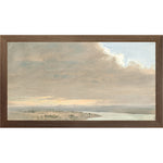 "Hudson River School - Hudson Valley Sunset 1870" Framed Art Print ARTWORK - framed print Celadon Art Small Canvas On Board Dark Wood