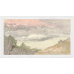 "Hudson River School - Clouds Over Church's Farm 1870" Framed Art Print ARTWORK - framed print Celadon Art Small Canvas On Board White