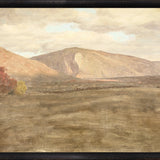 "Hudson River School - Mount Katahdin 1870" Framed Art Print ARTWORK - framed print Celadon Art Large Canvas On Board Black
