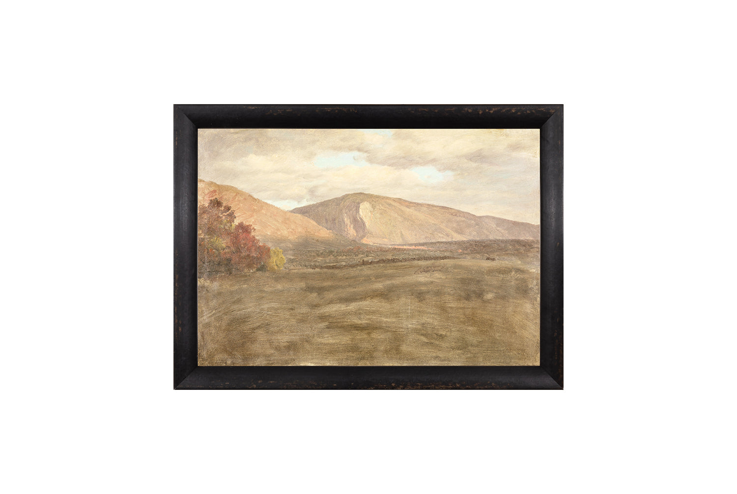 "Hudson River School - Mount Katahdin 1870" Framed Art Print ARTWORK - framed print Celadon Art Small Canvas On Board Black