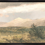 "Hudson River School - Catskills at Sunset 1870" Framed Art Print ARTWORK - framed print Celadon Art Large Canvas On Board Black