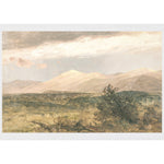 "Hudson River School - Catskills at Sunset 1870" Framed Art Print ARTWORK - framed print Celadon Art Medium Canvas On Board White