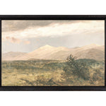 "Hudson River School - Catskills at Sunset 1870" Framed Art Print ARTWORK - framed print Celadon Art Medium Canvas On Board Black