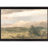 "Hudson River School - Catskills at Sunset 1870" Framed Art Print ARTWORK - framed print Celadon Art Medium Canvas On Board Black