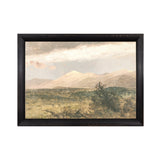 "Hudson River School - Catskills at Sunset 1870" Framed Art Print ARTWORK - framed print Celadon Art Small Canvas On Board Black