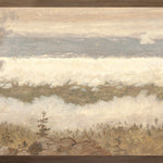 "Hudson River School - Clouds from the Catskills 1870" Framed Art Print ARTWORK - framed print Celadon Art Large Canvas On Board Dark Wood