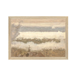 "Hudson River School - Clouds from the Catskills 1870" Framed Art Print ARTWORK - framed print Celadon Art Small Canvas On Board Light Wood