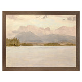 "Hudson River School - Lake Katahdin 1870" Framed Art Print