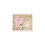 "Orchid - Raw Canvas" Framed Art Print ARTWORK - framed print Celadon Art Small Canvas On Board