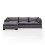 Walden 2 Piece Sectional - Charcoal - Rug & Weave