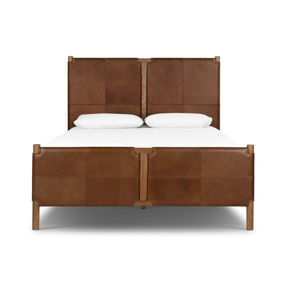 Salado Bed FURNITURE - bed Four Hands Queen Heirloom Sienna