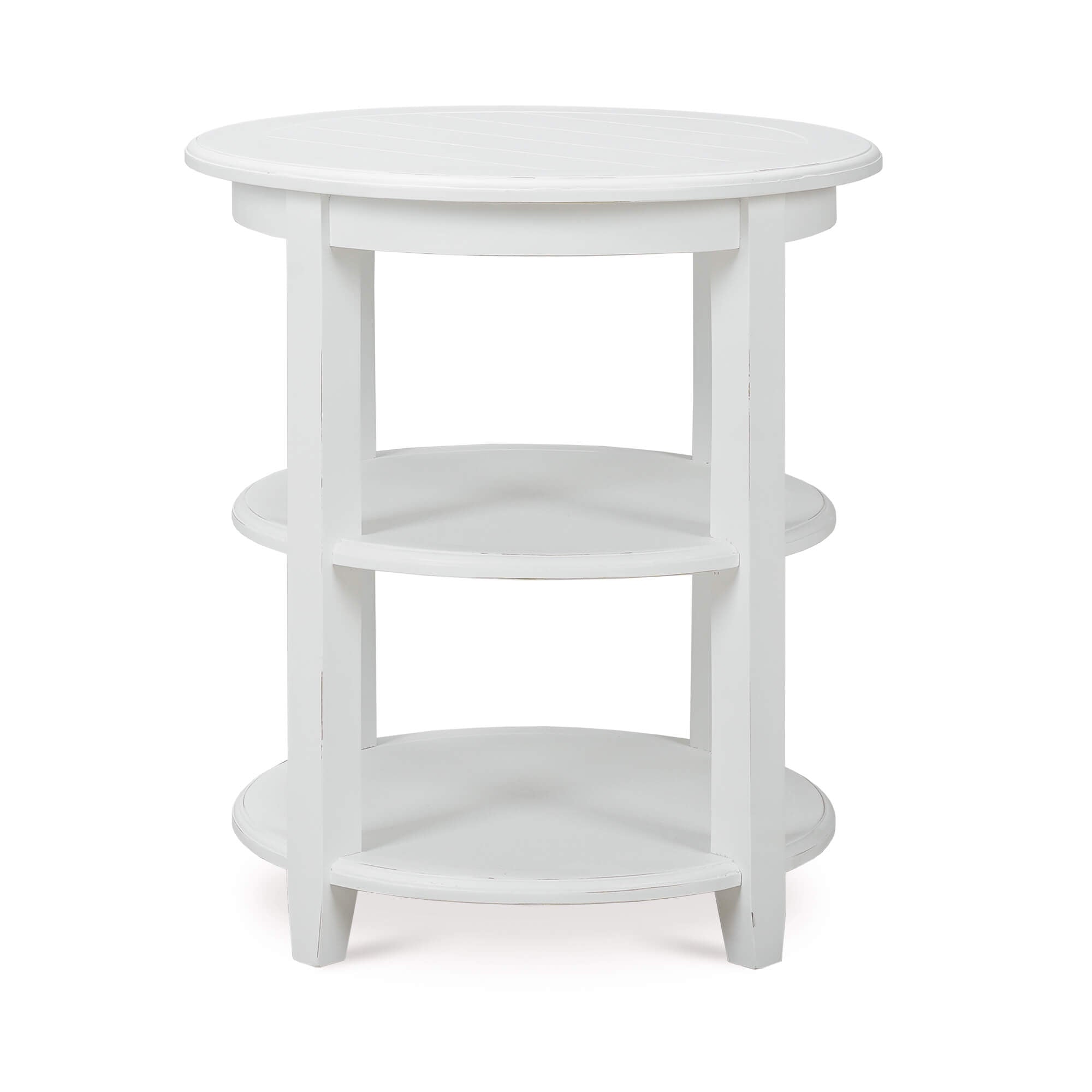 Luna Round 3 Tier Side Table FURNITURE - side table Bramble
