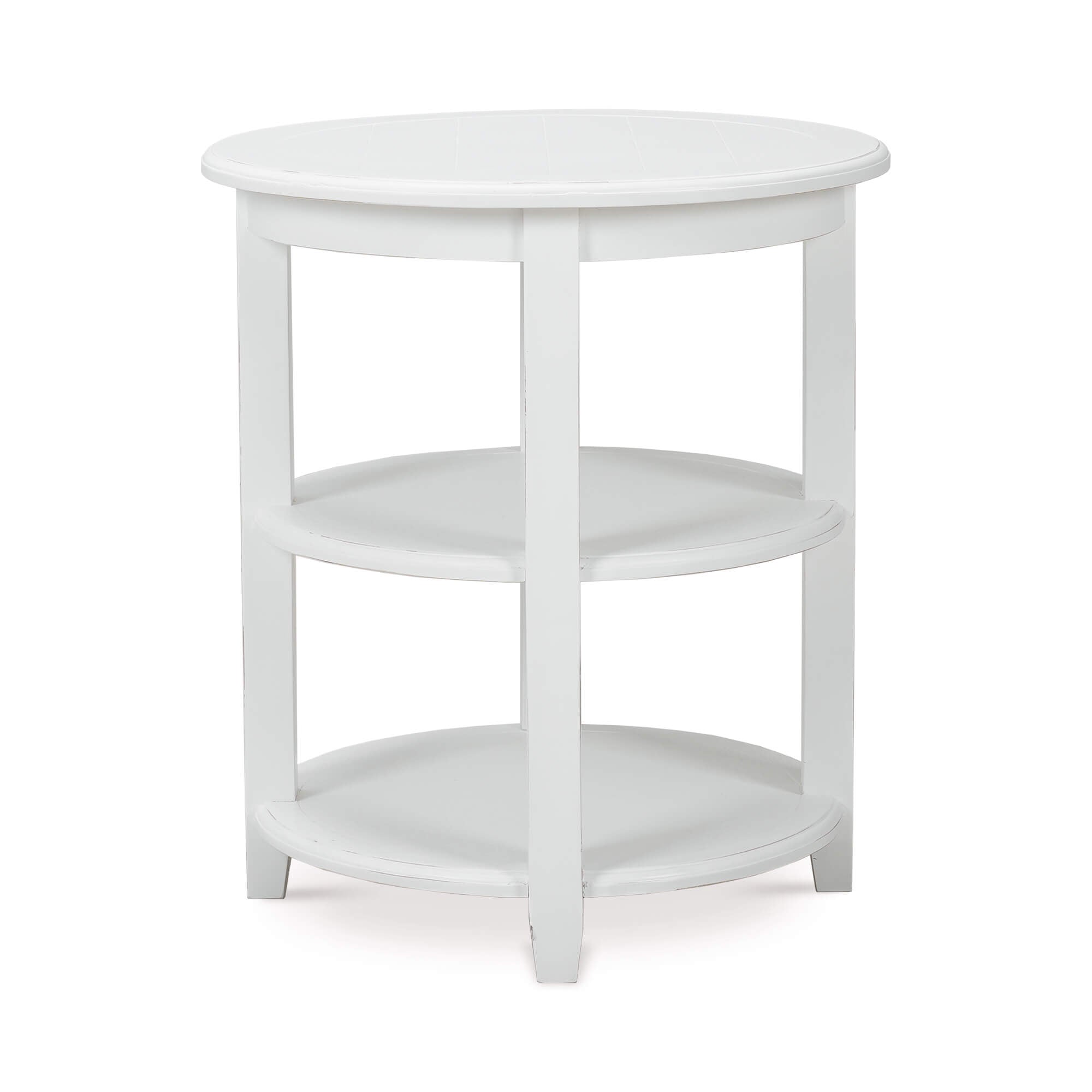 Luna Round 3 Tier Side Table FURNITURE - side table Bramble