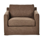 Hampton Slipcover Swivel Chair FURNITURE - lounge chair Four Hands