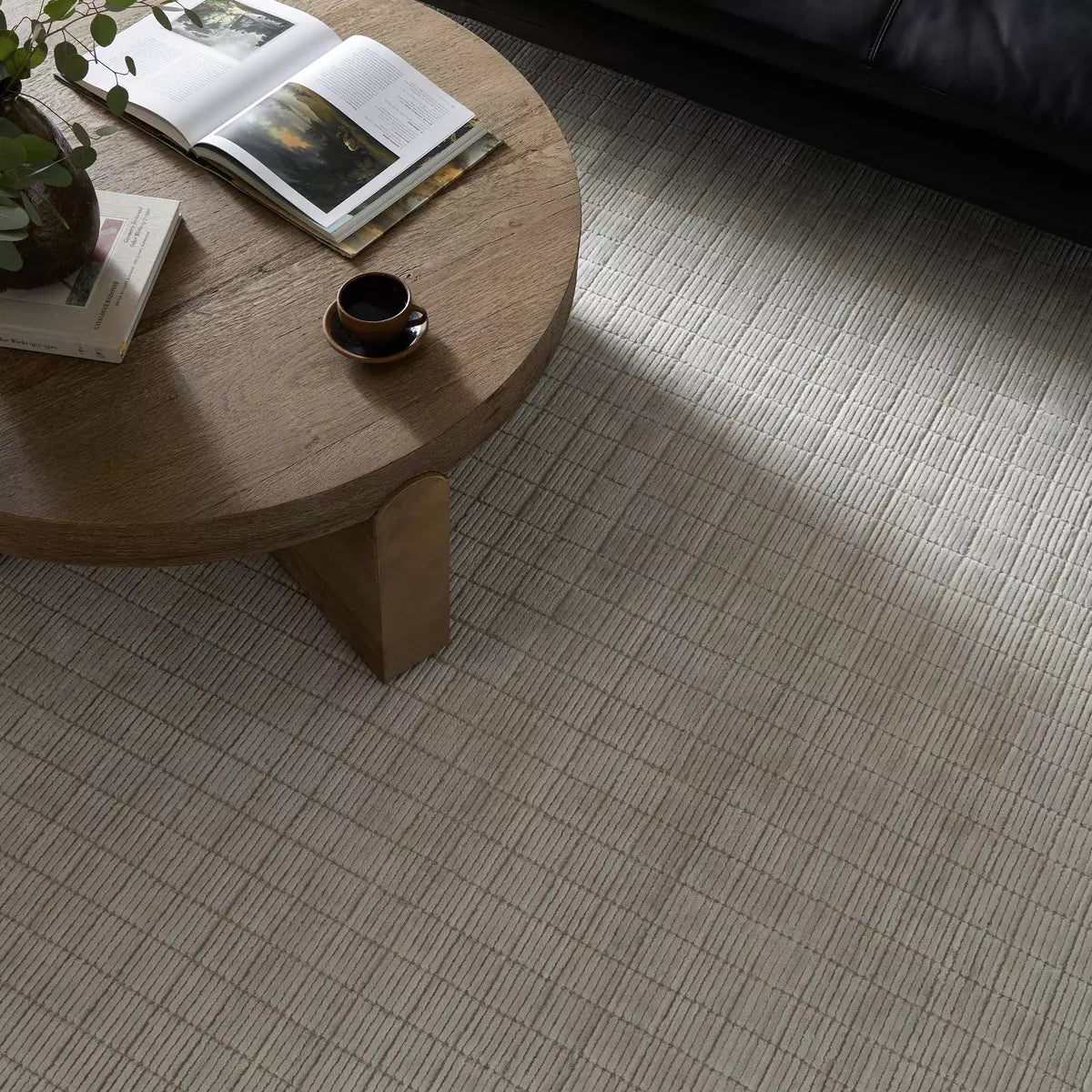 Highmere Cream Rug RUGS - wool Four Hands