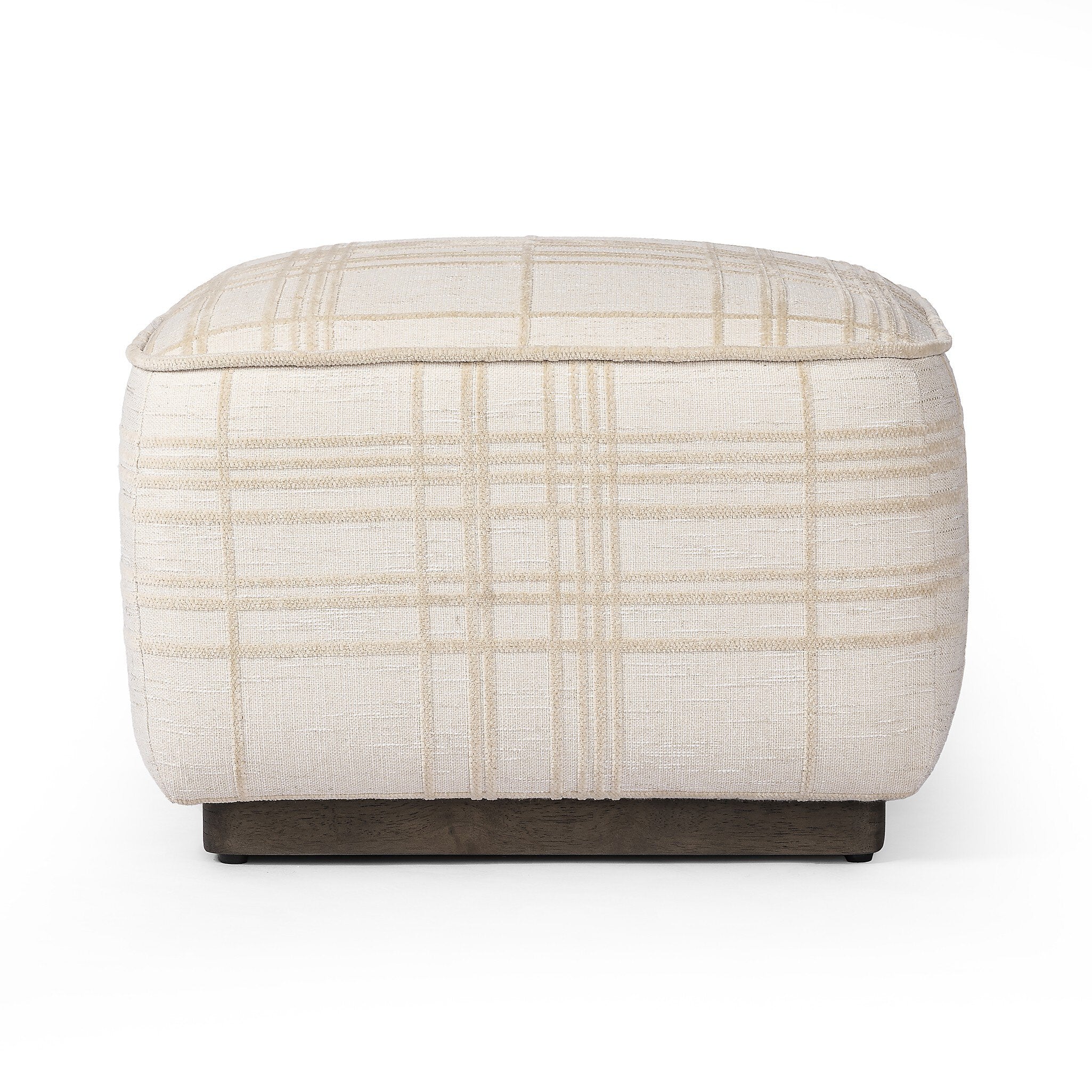 Sinclair Square Ottoman-21"- Rug & Weave
