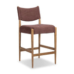 Jayla Counter Stool FURNITURE - bar/counter stool Four Hands Laughlin Plum