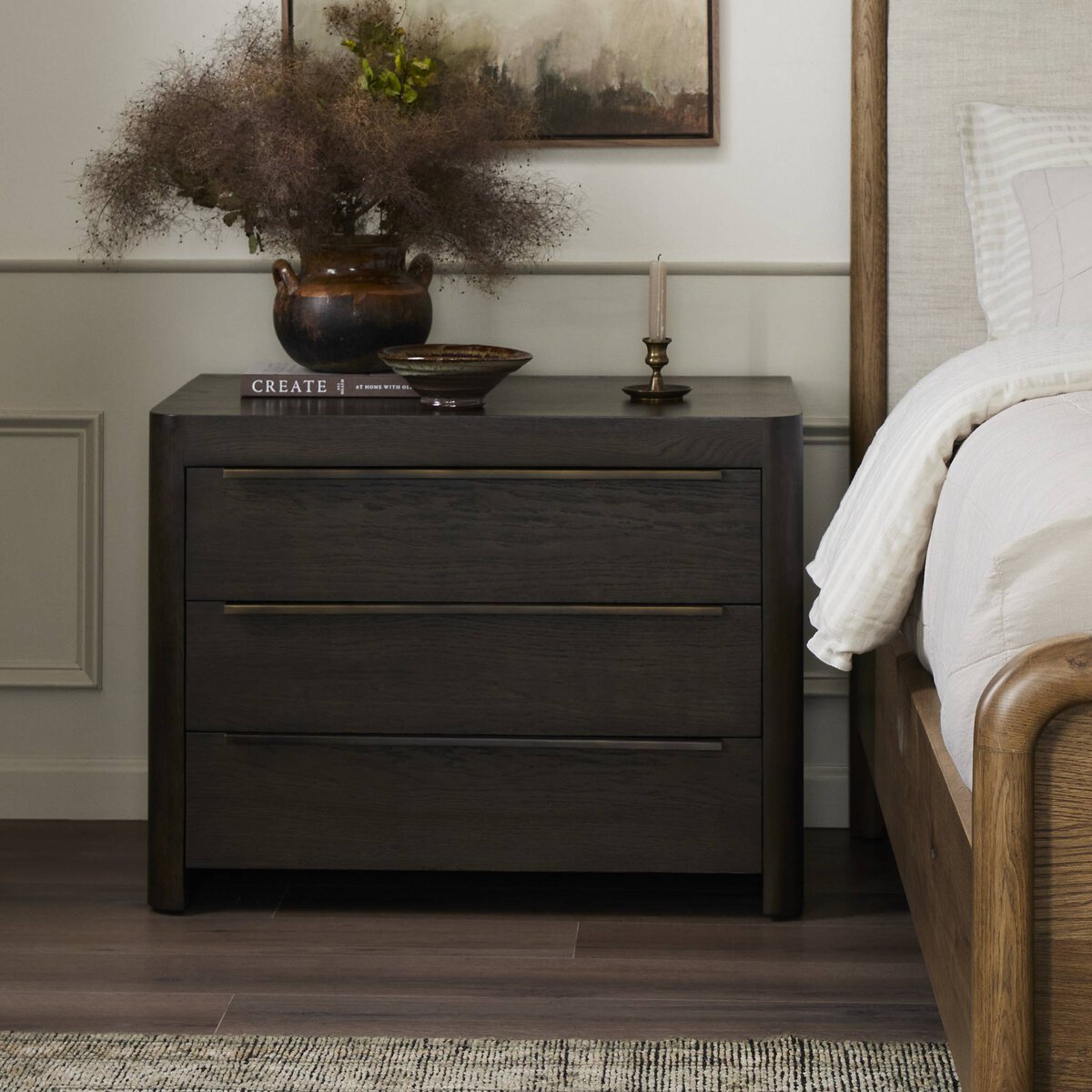 Bruce Nightstand FURNITURE - nightstand Four Hands