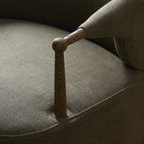 FLOOR MODEL - Brently Chair - Broadway Olive FURNITURE - floor model Four Hands