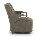 FLOOR MODEL - Brently Chair - Broadway Olive FURNITURE - floor model Four Hands