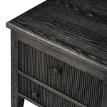 Bush Nightstand - Distressed Black FURNITURE - nightstands Four Hands