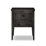 Bush Nightstand - Distressed Black FURNITURE - nightstands Four Hands