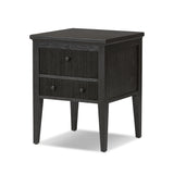 Bush Nightstand - Distressed Black FURNITURE - nightstands Four Hands