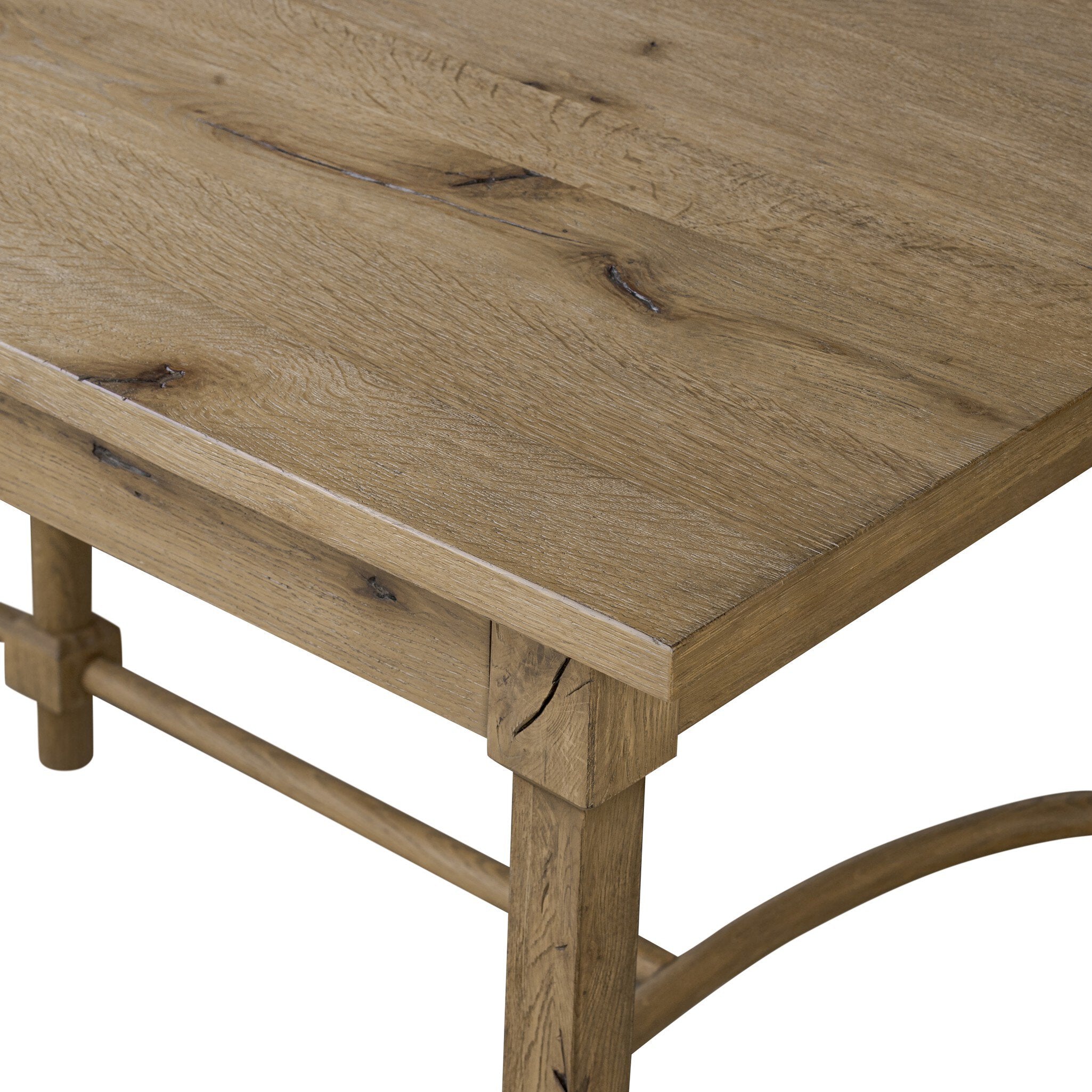 FLOOR MODEL - Edison Desk - Worn Oak FURNITURE - floor model Four Hands