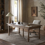 FLOOR MODEL - Edison Desk - Worn Oak FURNITURE - floor model Four Hands