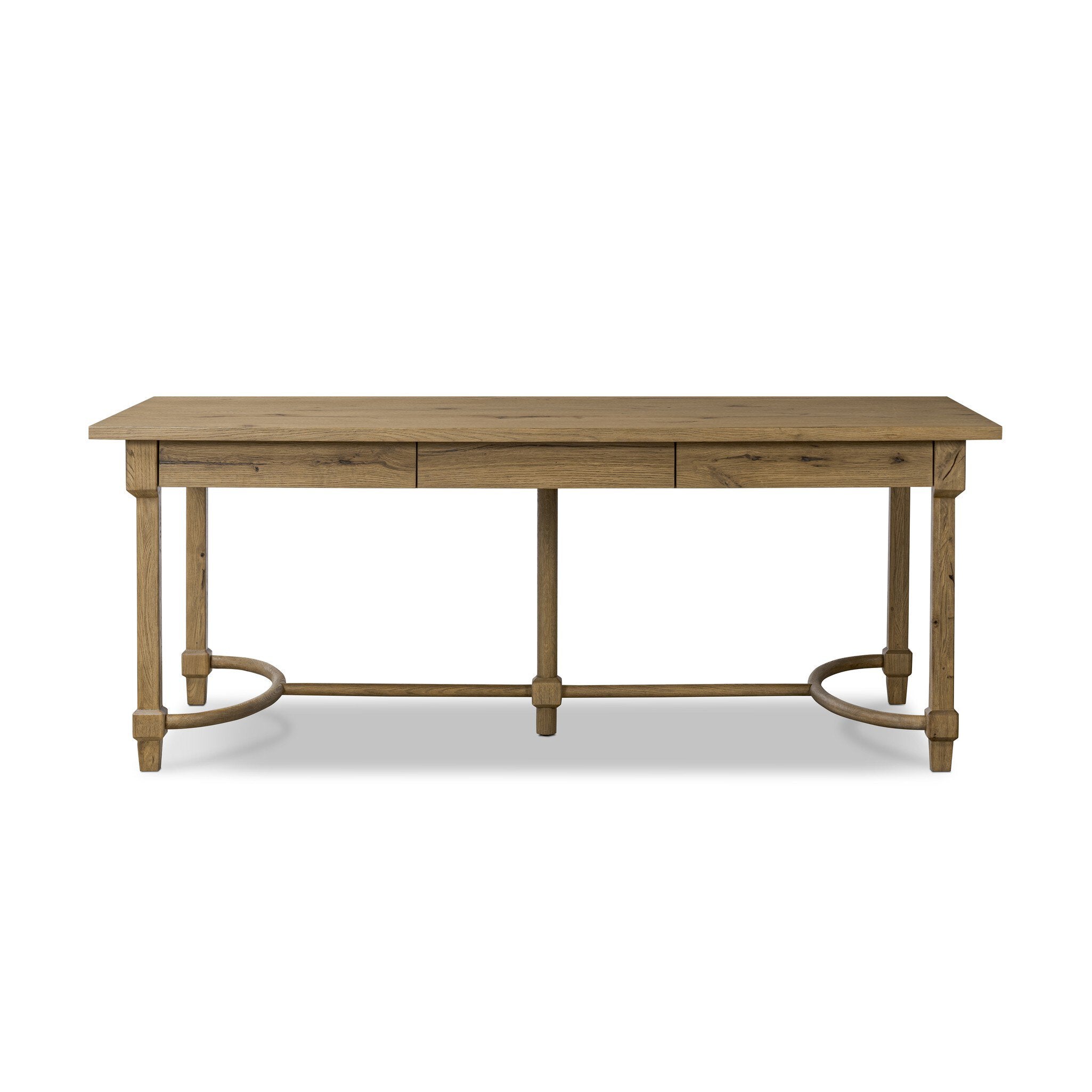 FLOOR MODEL - Edison Desk - Worn Oak FURNITURE - floor model Four Hands