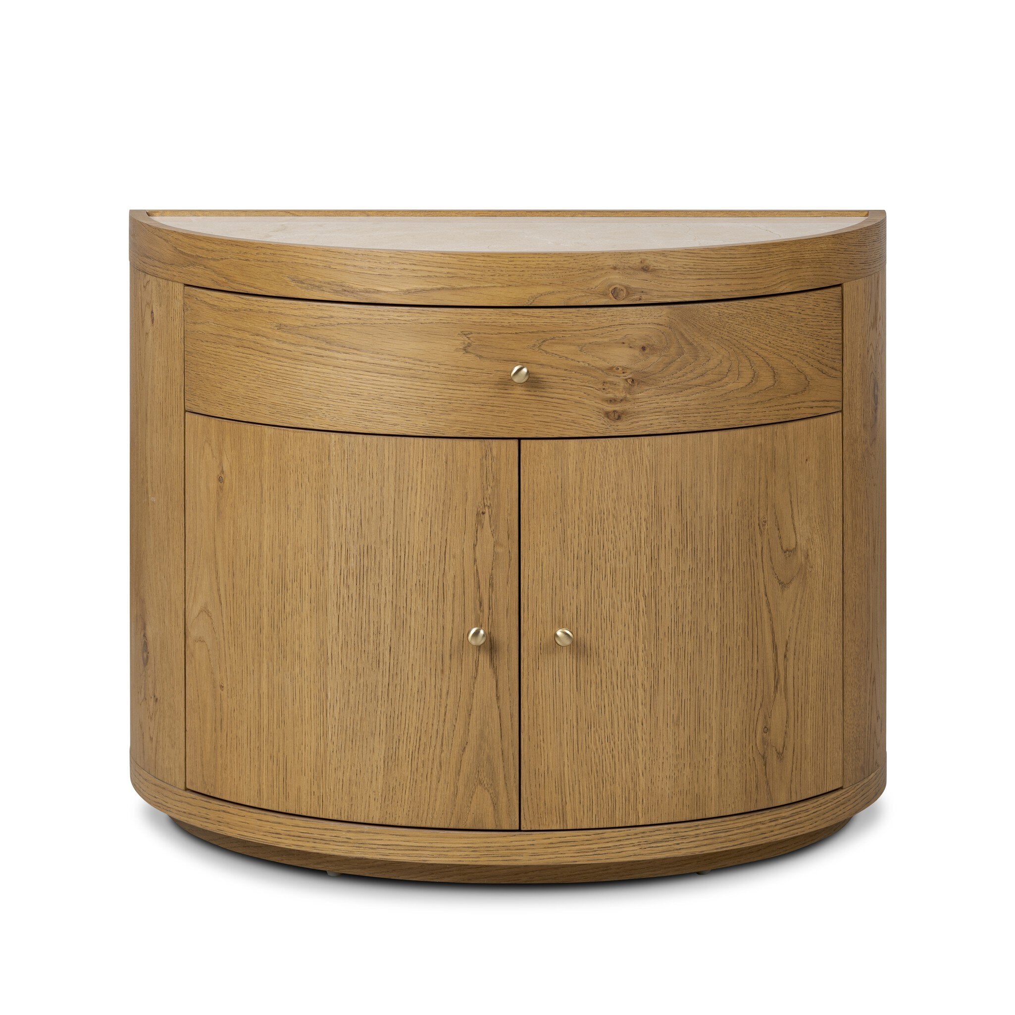 Ashton Nightstand FURNITURE - nightstand Four Hands Cream Marble