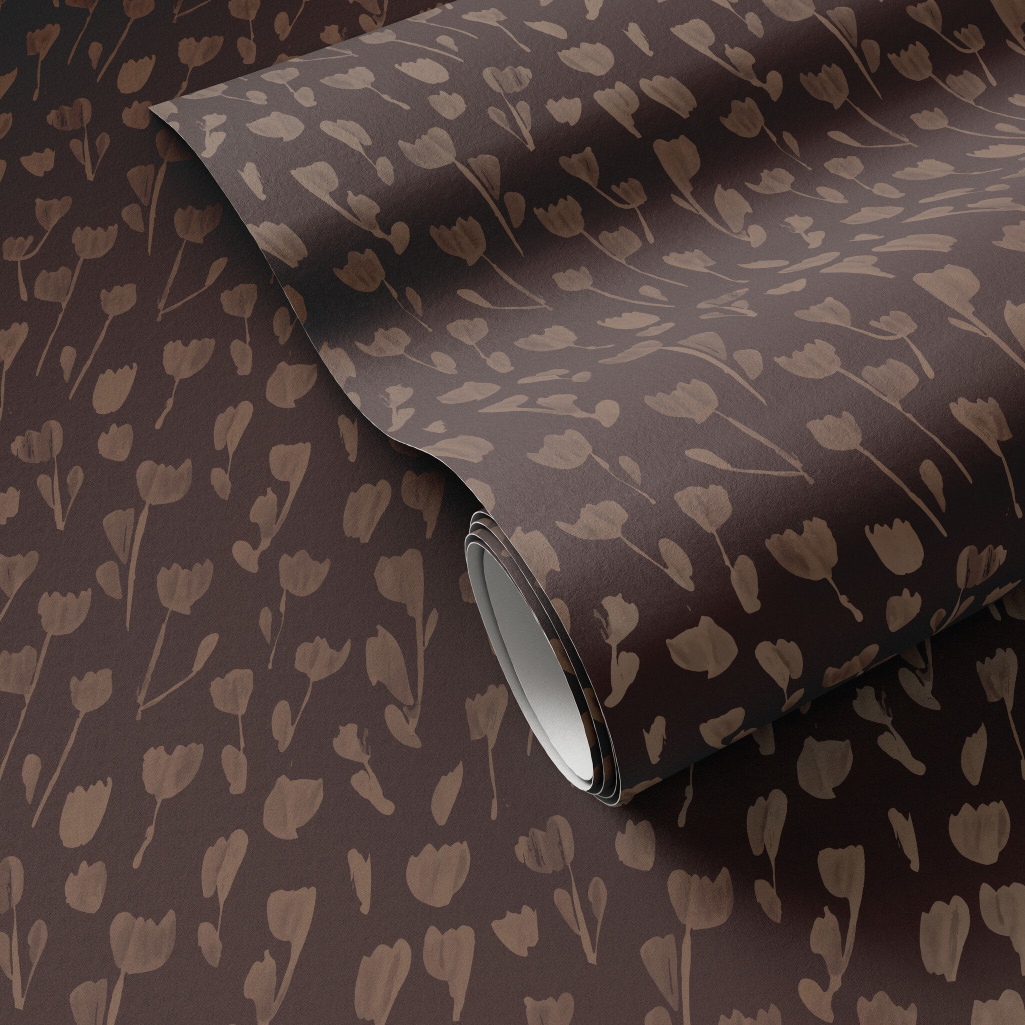 Wild Flowers I Wallpaper by Roseanne Kenny WALLPAPER - pattern Four Hands