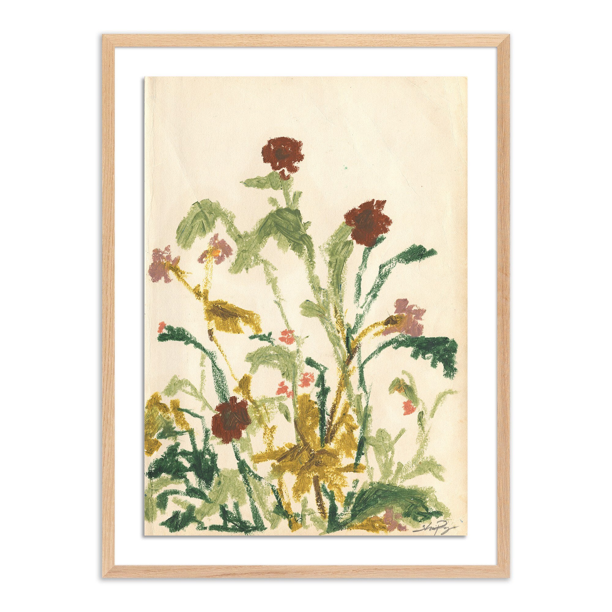 "Meadow Rue 2" by Shaina Page ARTWORK - framed print Four Hands