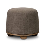 Bilbury Ottoman FURNITURE - ottoman Four Hands Saxon Mink