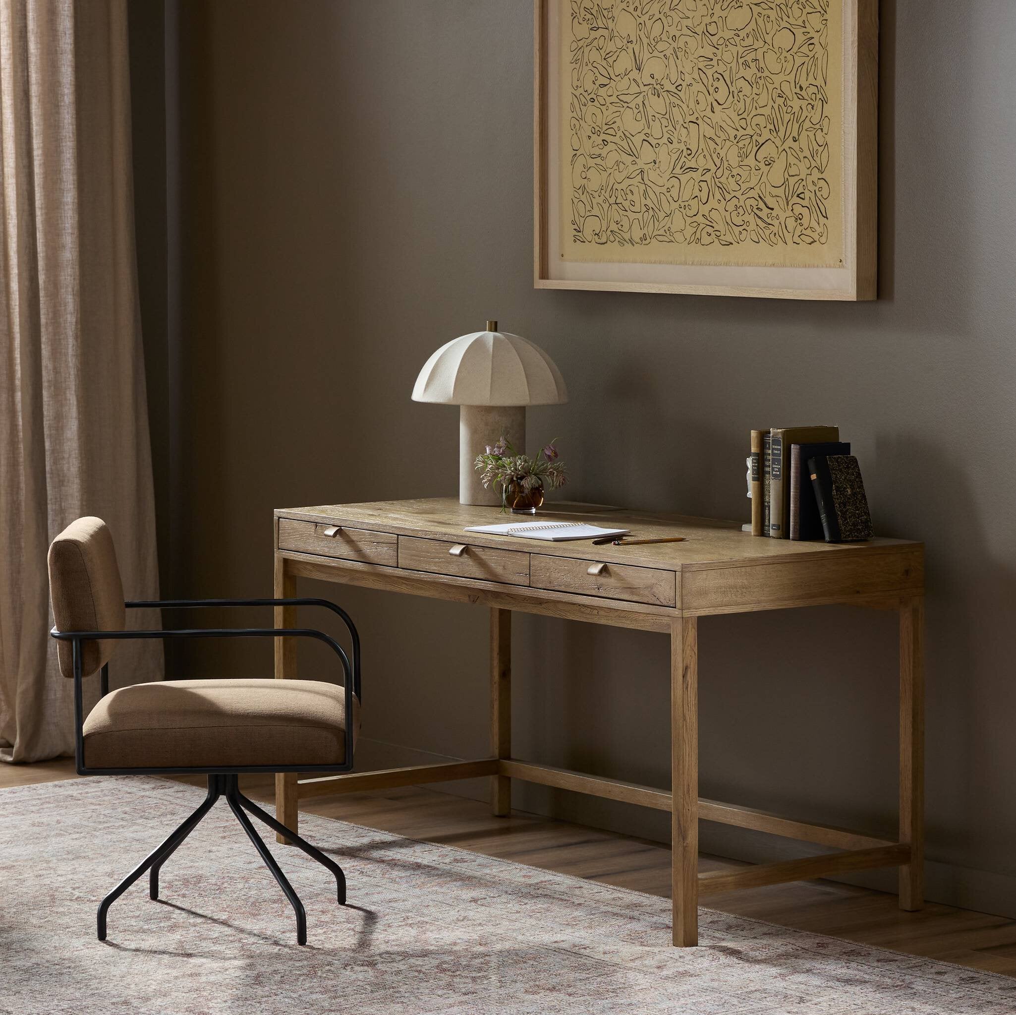 Tula Writing Desk FURNITURE - desk Four Hands
