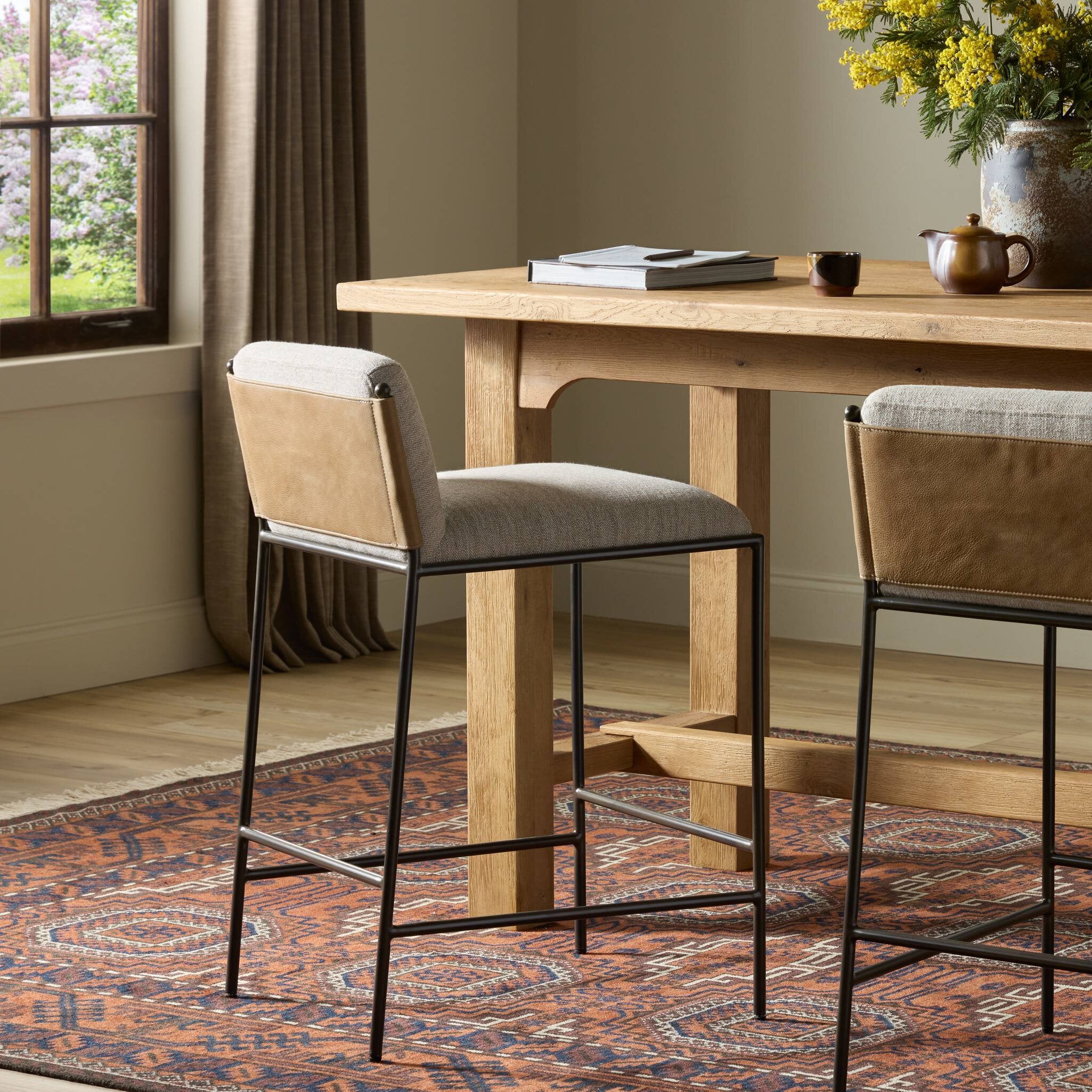 Elba Counter Stool FURNITURE - bar/counter stool Four Hands