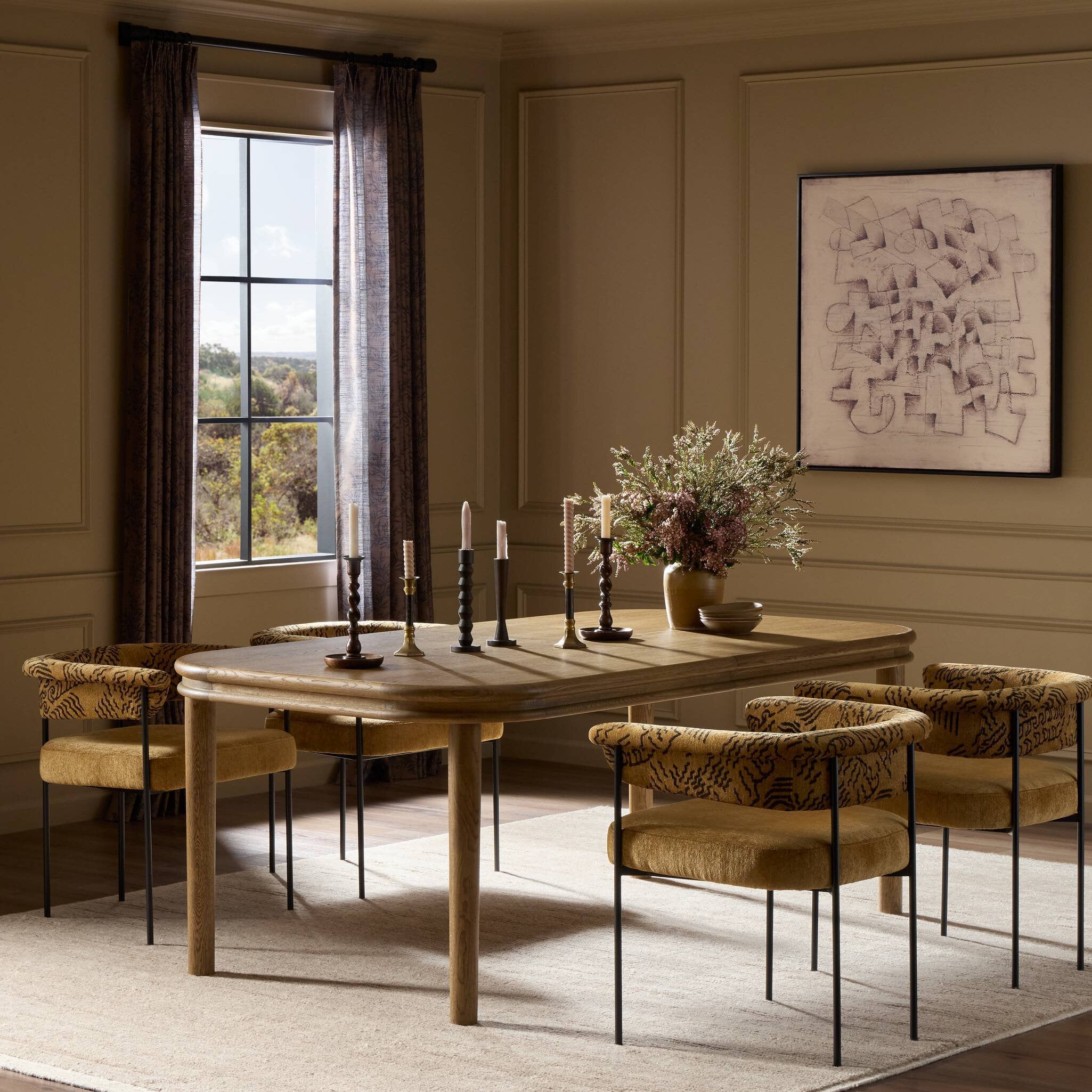 Florent Dining Table FURNITURE - dining table Four Hands