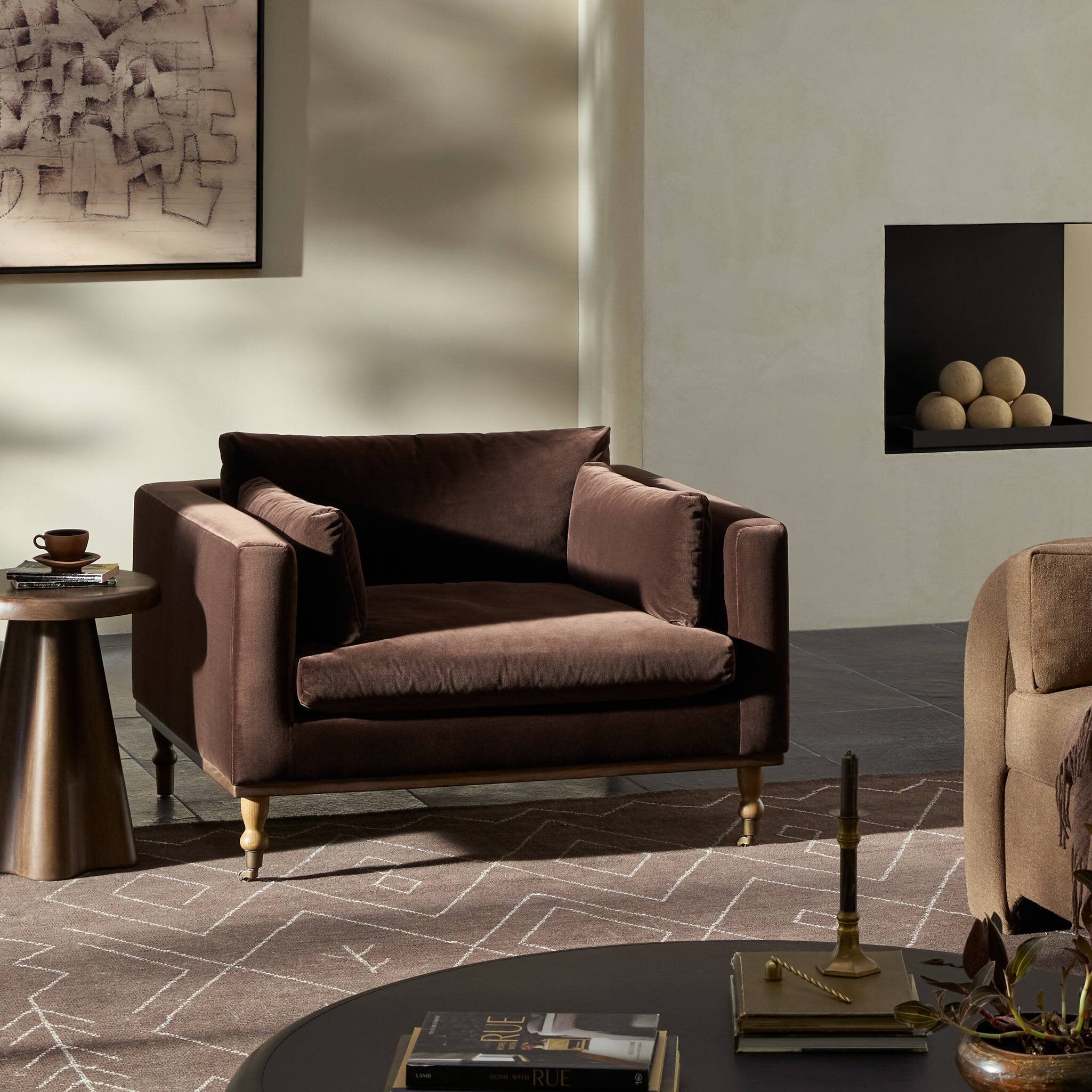 Harlin Chair FURNITURE - lounge chair Four Hands