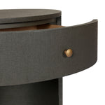 Amelia Oval One Drawer Nightstand FURNITURE - nightstand Four Hands