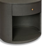 Amelia Oval One Drawer Nightstand FURNITURE - nightstand Four Hands