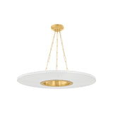 Prattsburgh Chandelier LIGHTING - chandelier Hudson Valley Lighting Aged Brass Large