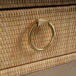 Renoir Bedside Wrapped FURNITURE - nightstand Bramble