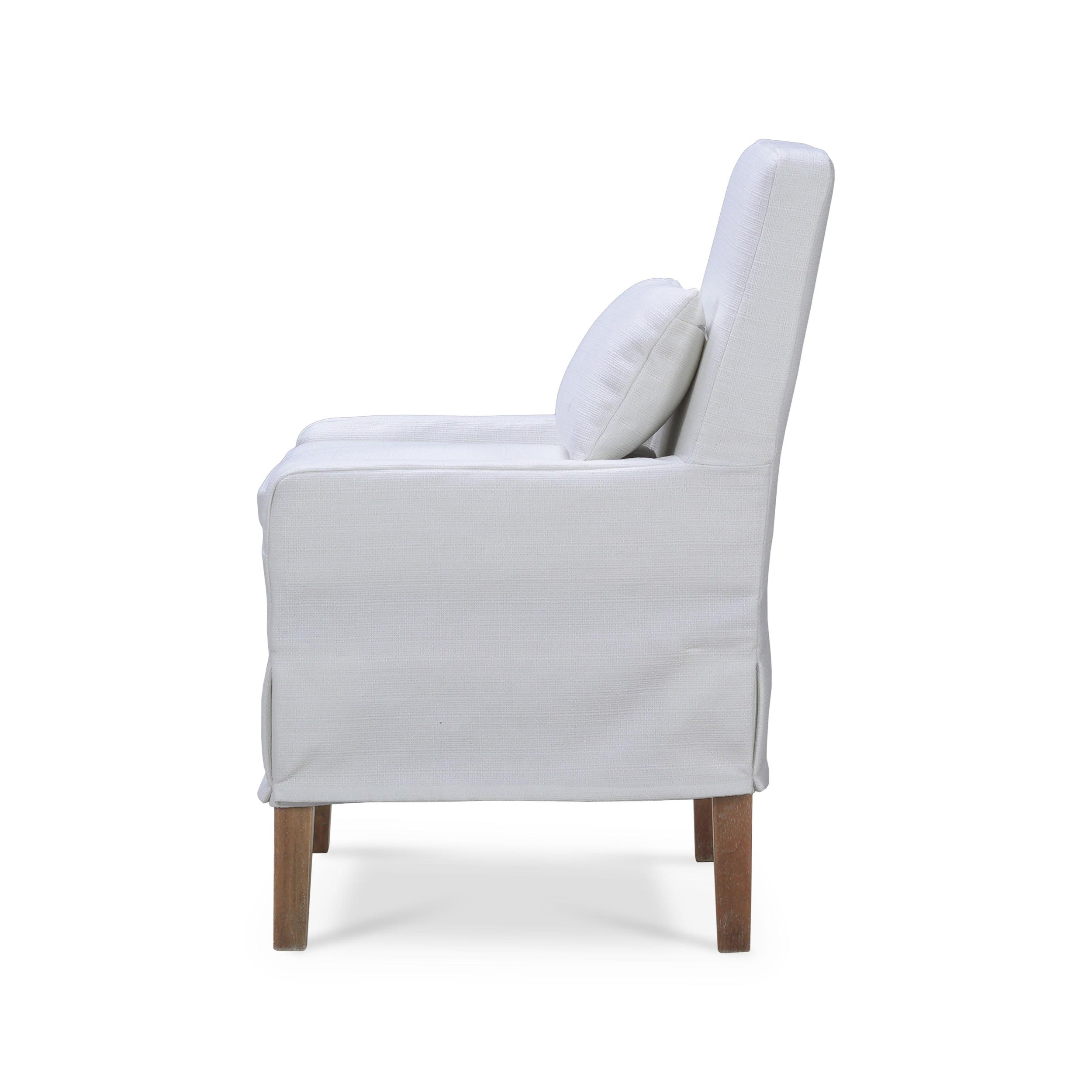 Bilboa Slipcovered Side Dining Chair FURNITURE - dining chair Bramble