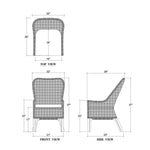 Christo Rattan Dining Chair FURNITURE - dining chair Bramble
