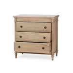 Kelly 3 Drawer Bedside Table FURNITURE - nightstand Bramble