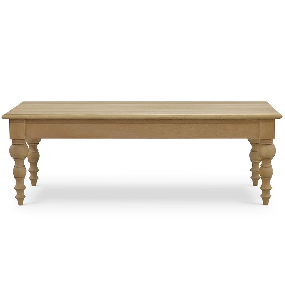 Madison Turned Leg Coffee Table FURNITURE - coffee table Bramble