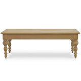 Madison Turned Leg Coffee Table FURNITURE - coffee table Bramble