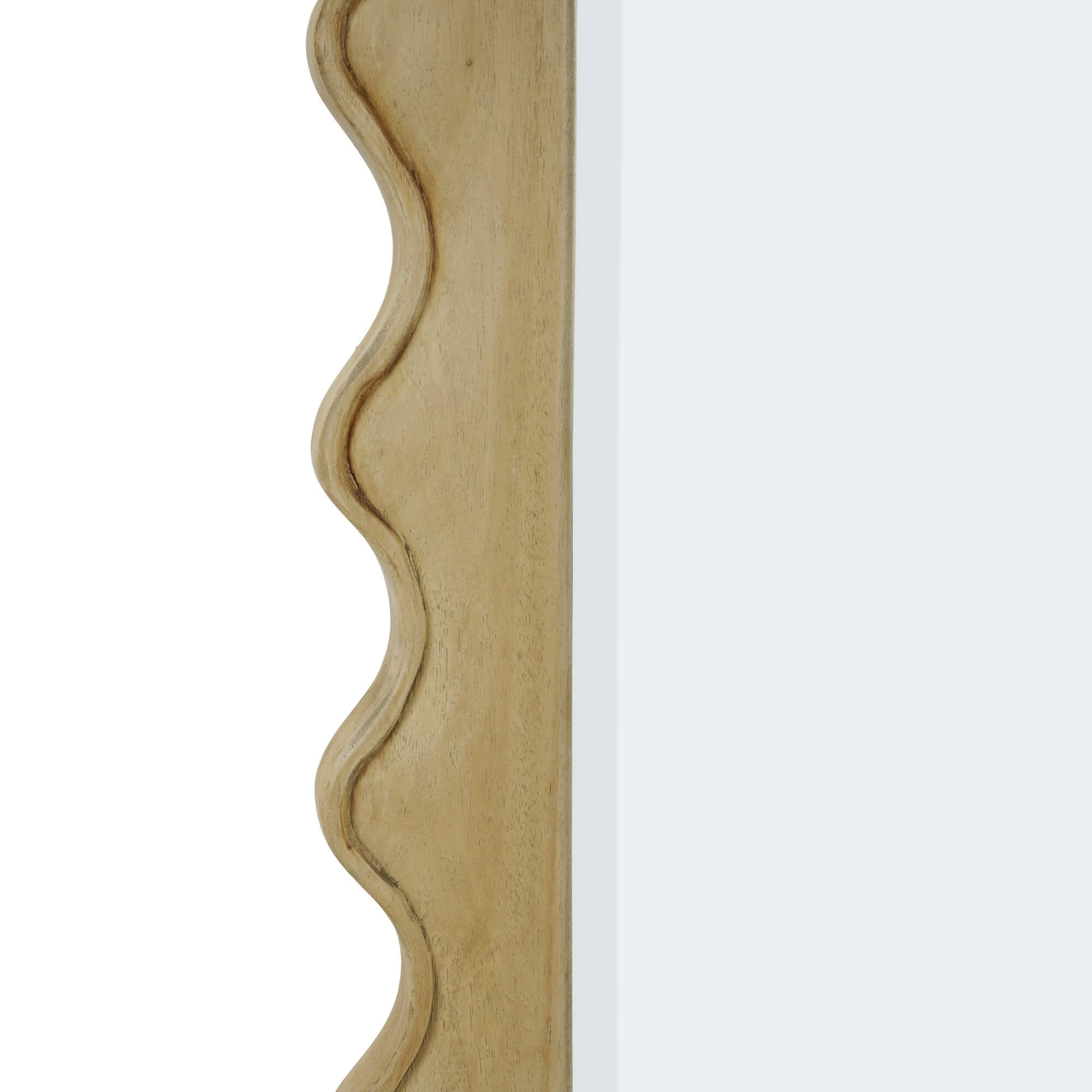 Chloe Rectangular Mirror In Fruitwood MIRROR - wall mirror Bramble