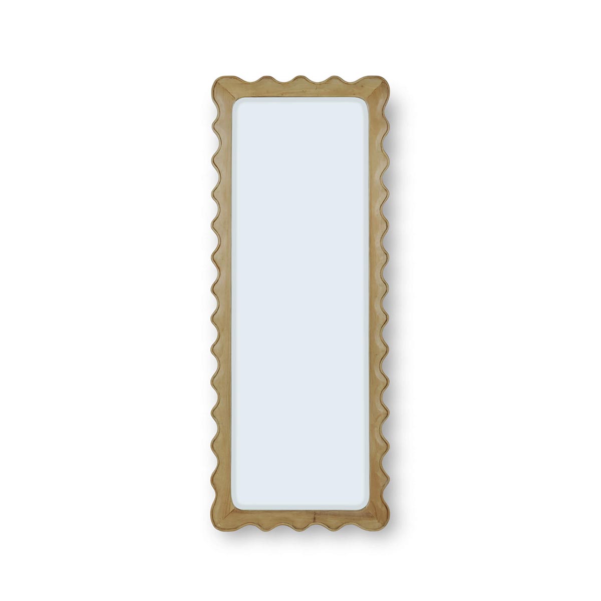 Chloe Rectangular Mirror In Fruitwood MIRROR - wall mirror Bramble
